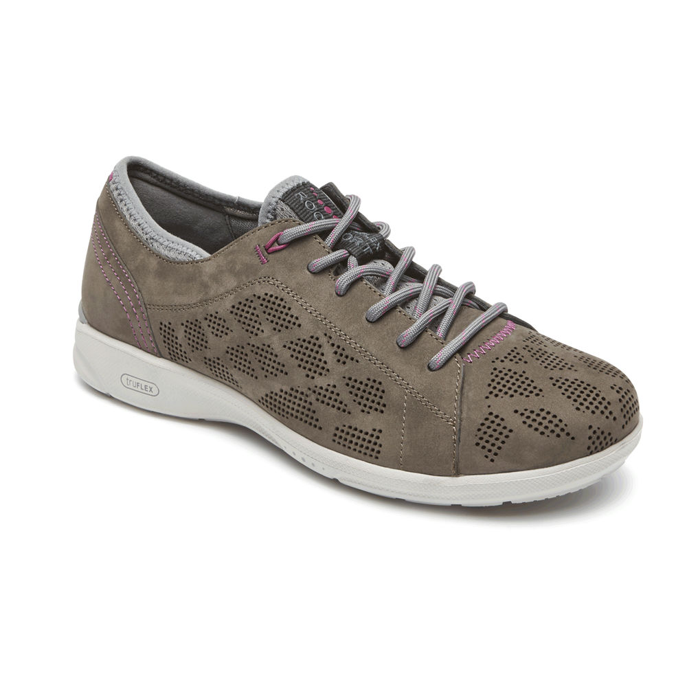 Rockport Sneakers For Womens Brown - truFLEX Lace-to-Toe - LI8549210